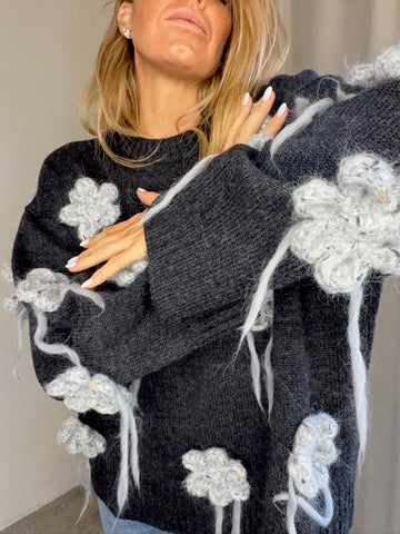 Ganni - Strik - Phantom - Flower Crochet - K2624