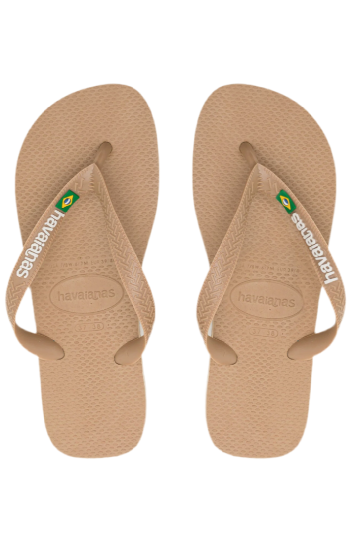 Havaianas - Klipklapper - Rose Gold - Brasil Logo FC sss