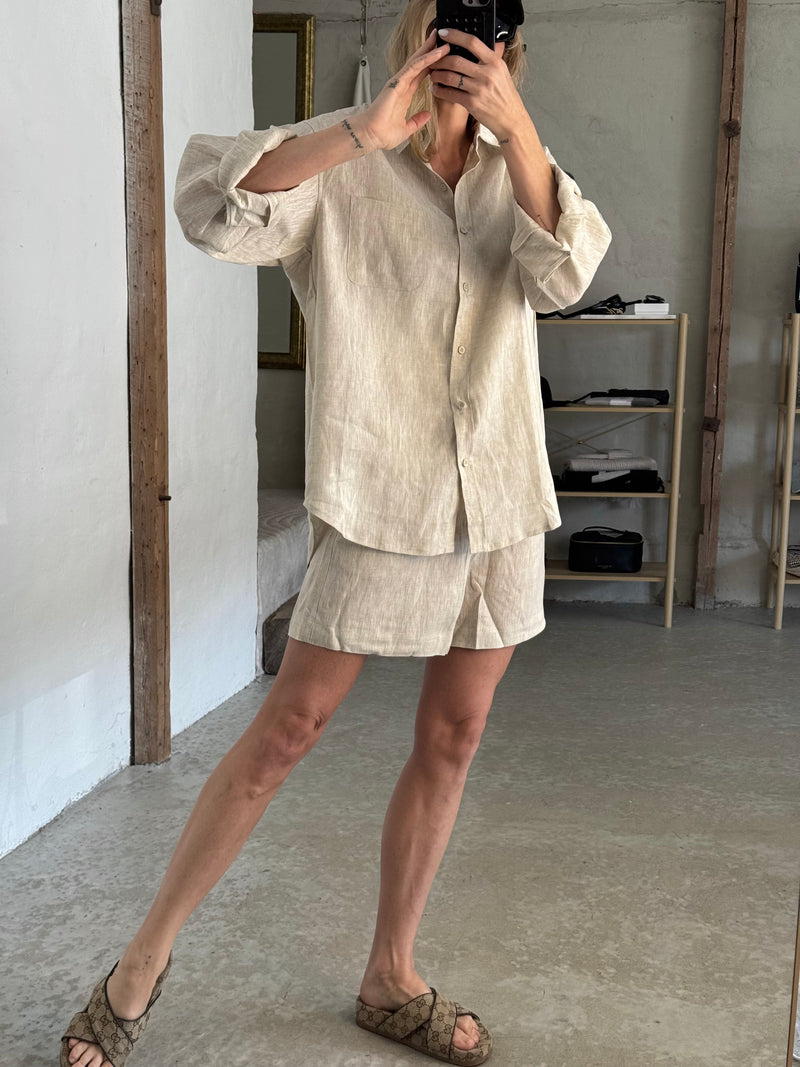 The Collection - Hør sæt - Beige - Lara