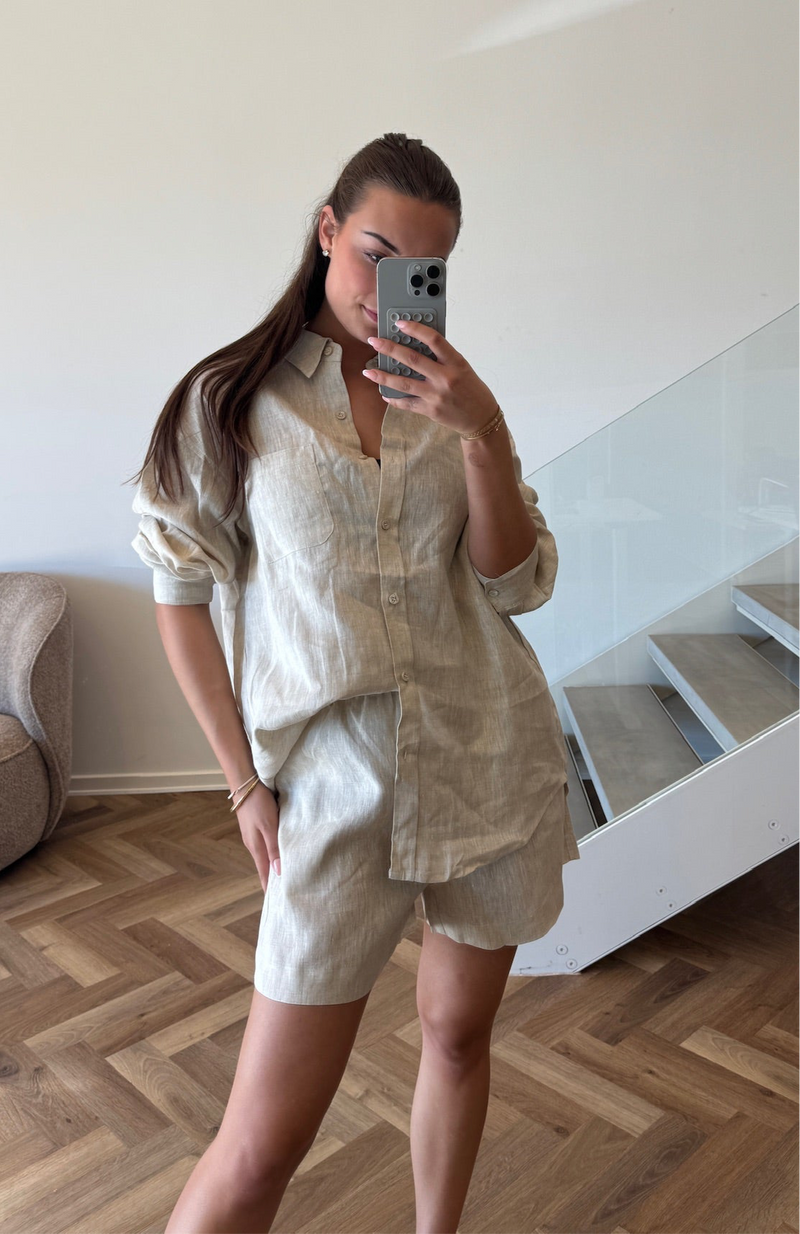 The Collection - Hør sæt - Beige - Lara