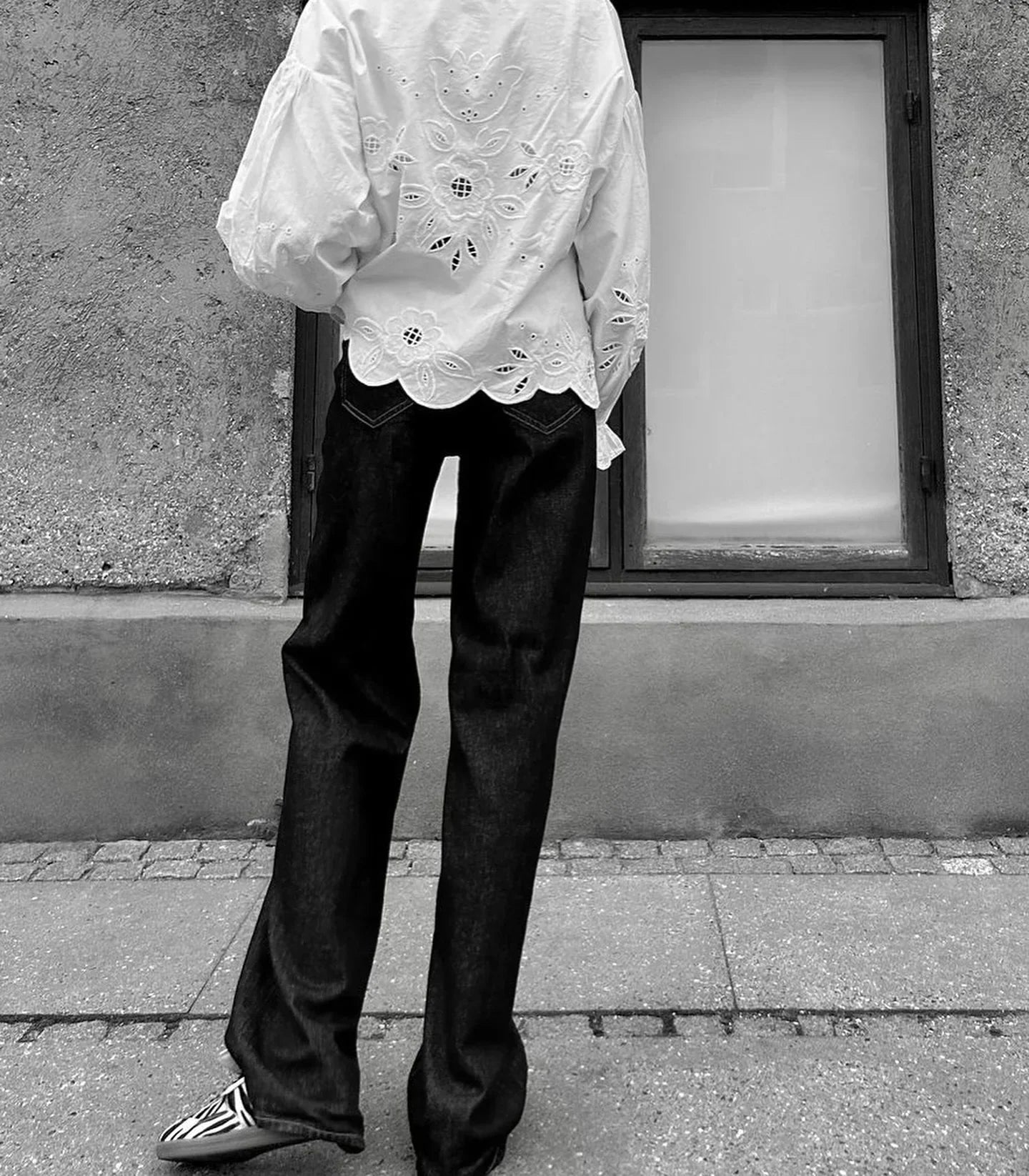 Bomuldsskjorte - Hvid - Maibritt organic cotton - Sissel Edelbo sss - Stilkompagniet.dk