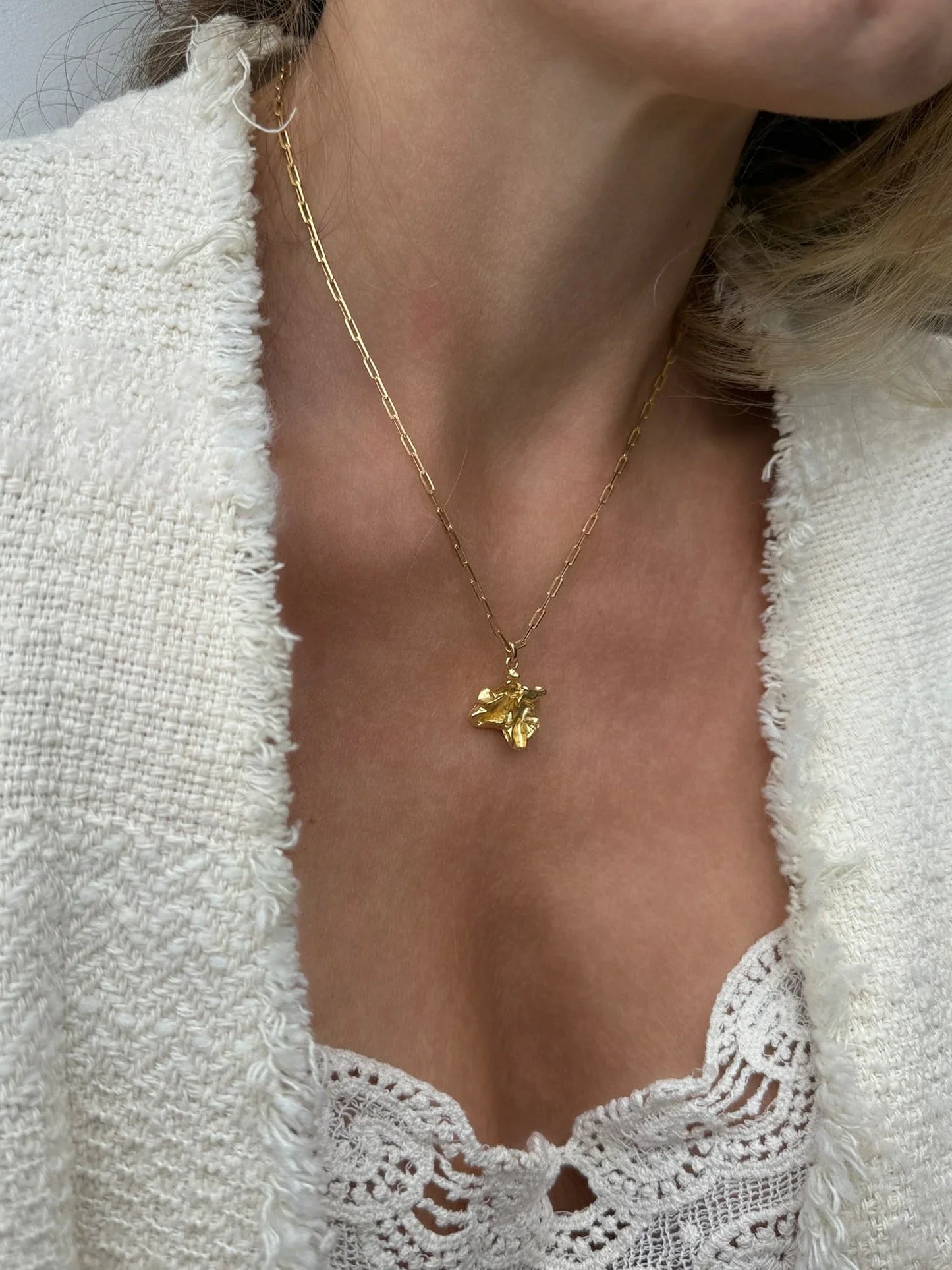 Andcopenhagen - Halskæde - 18 karat guldbelagt 925 sterlingsølv - Arlinda