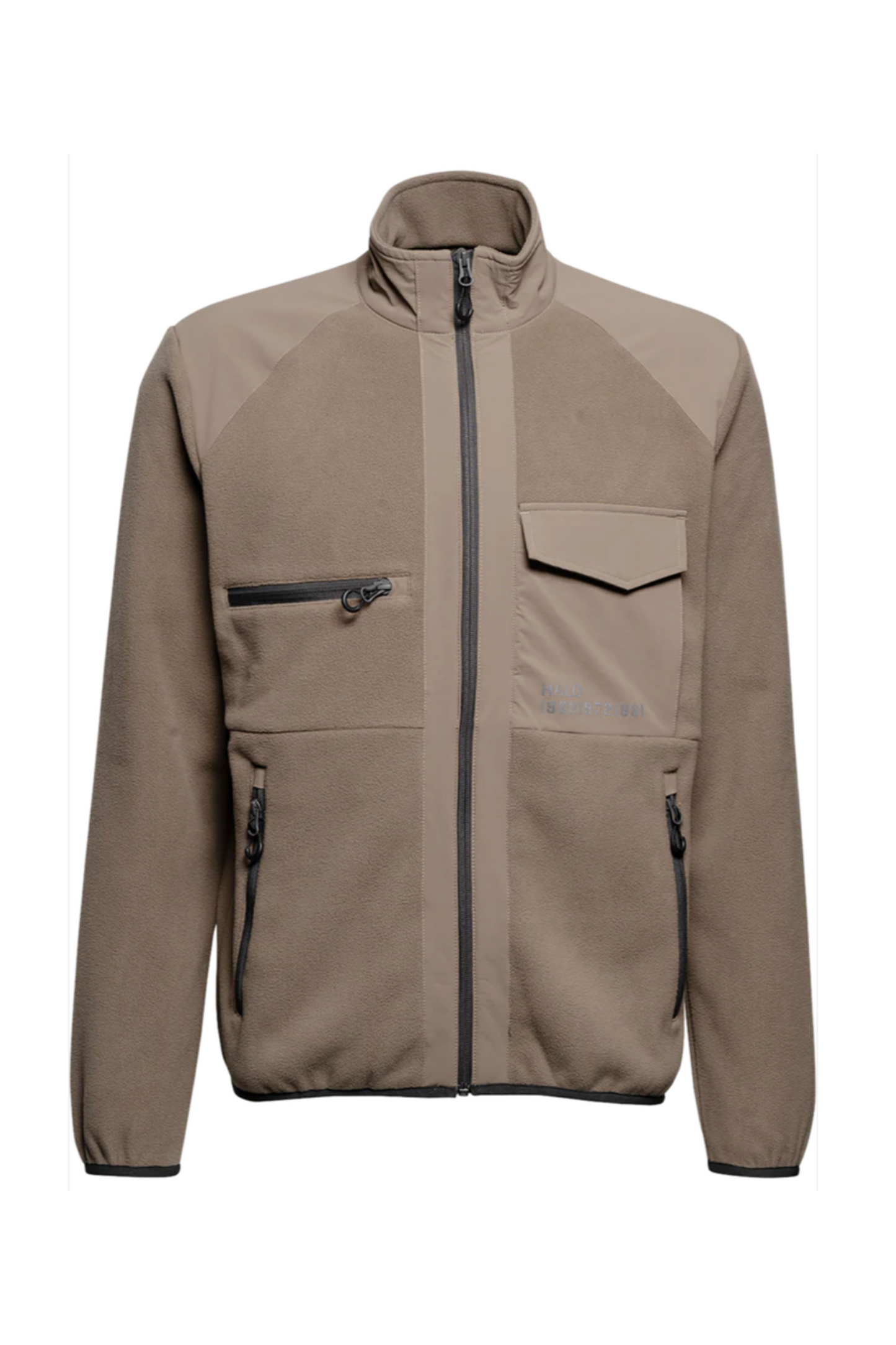 HALO - Fleece jakke - Chocolate chip - Paneled fleece