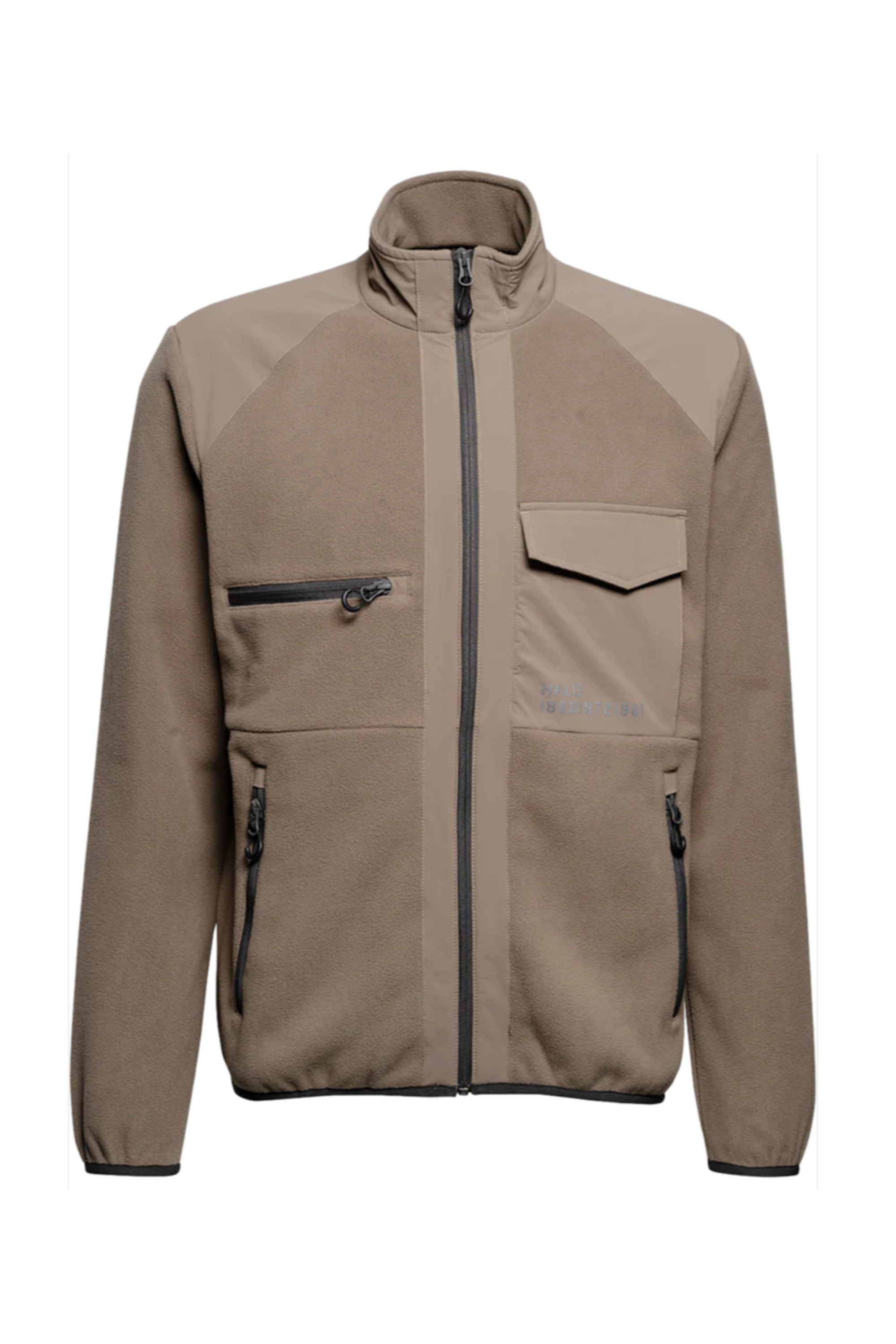 HALO - Fleece jakke - Chocolate chip - Paneled fleece