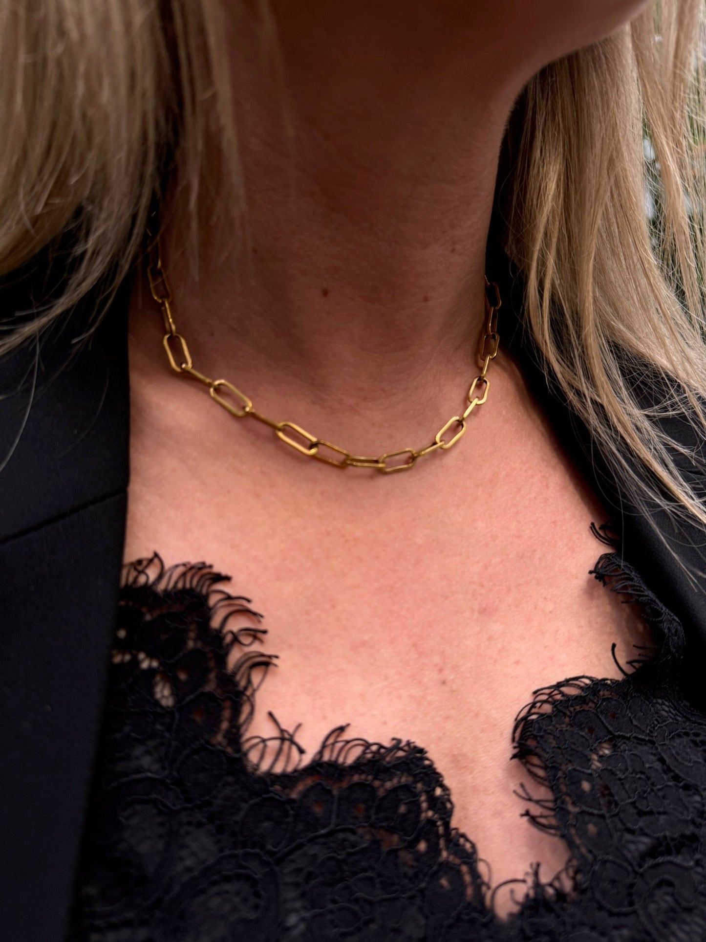 Andcopenhagen Jewelry - Halskæde - 18 karat guldbelagt - Chunky Chain Sanni