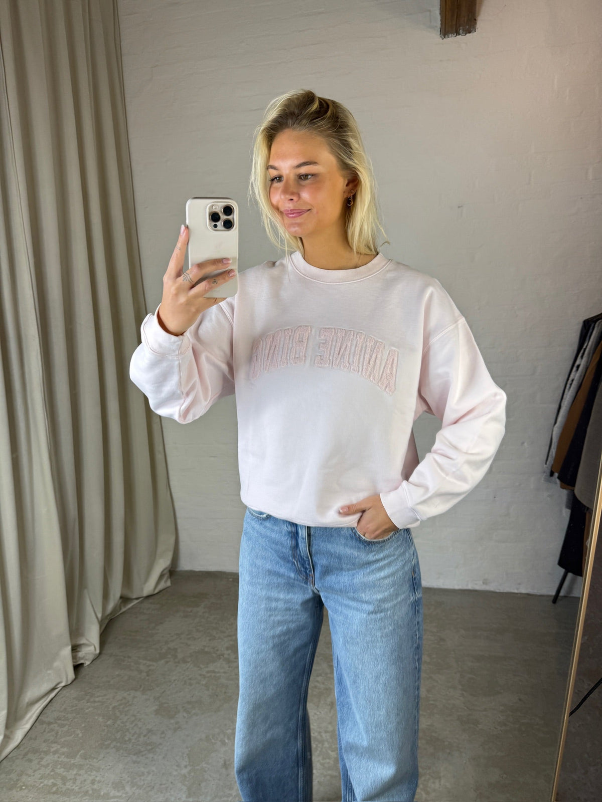 Anine Bing - Sweatshirt - Powder Pink - Spencer