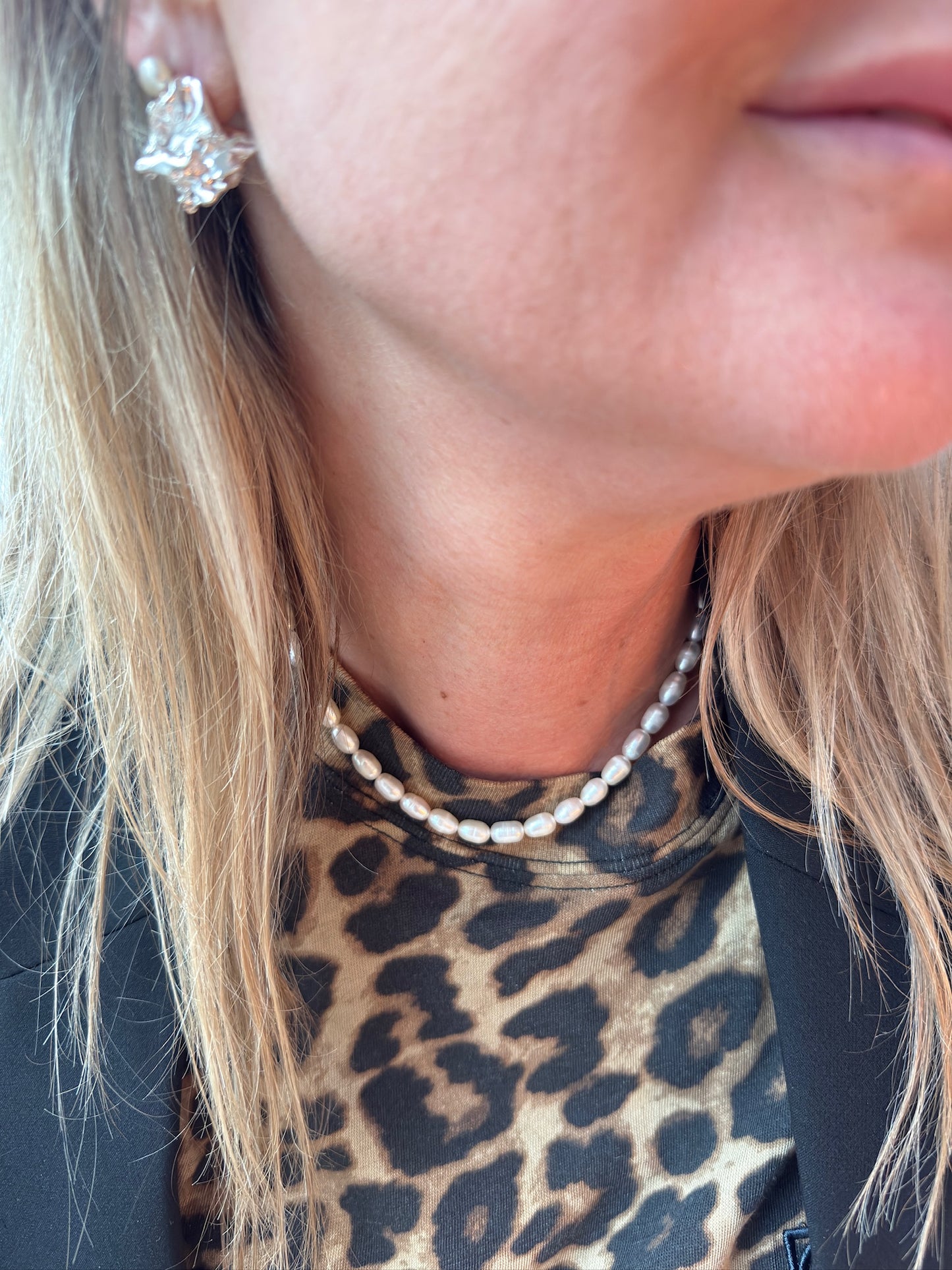 Andcopenhagen - Halskæde - 18 karat guldbelagt stainless steel - Mana perle