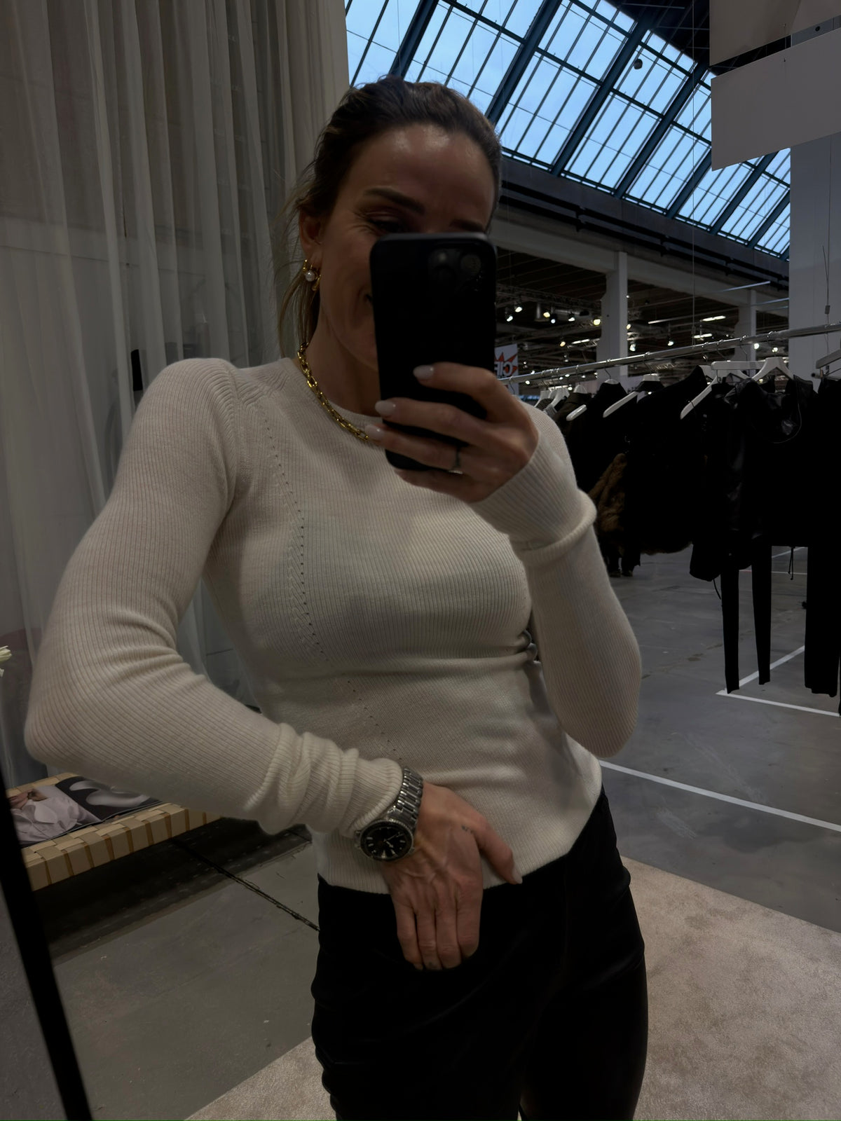 Herskind - Bluse - Off White - Camil, billede 7