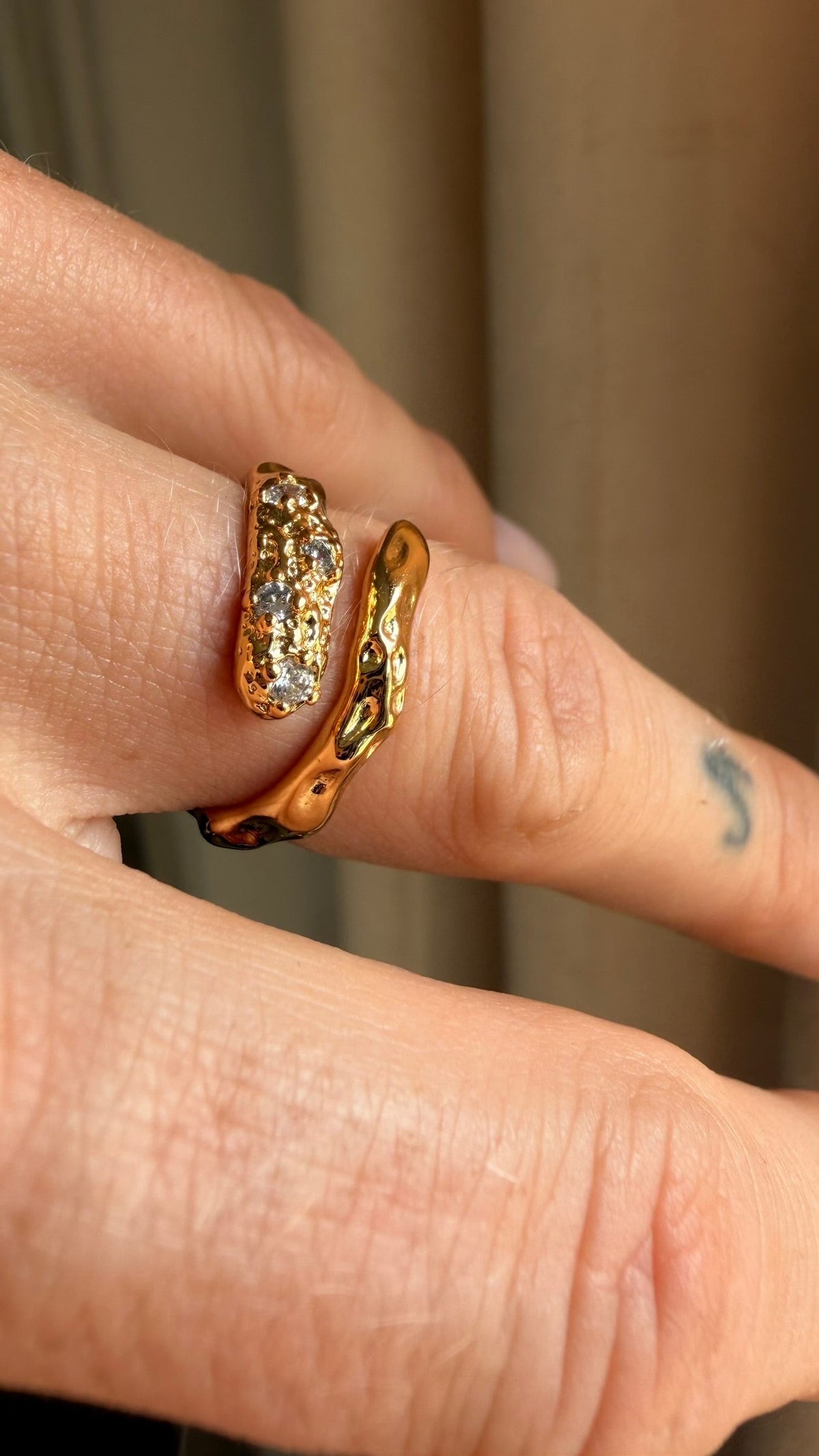 Andcopenhagen Jewelry - Ring - 18 karat guldbelagt messing - Maryanne