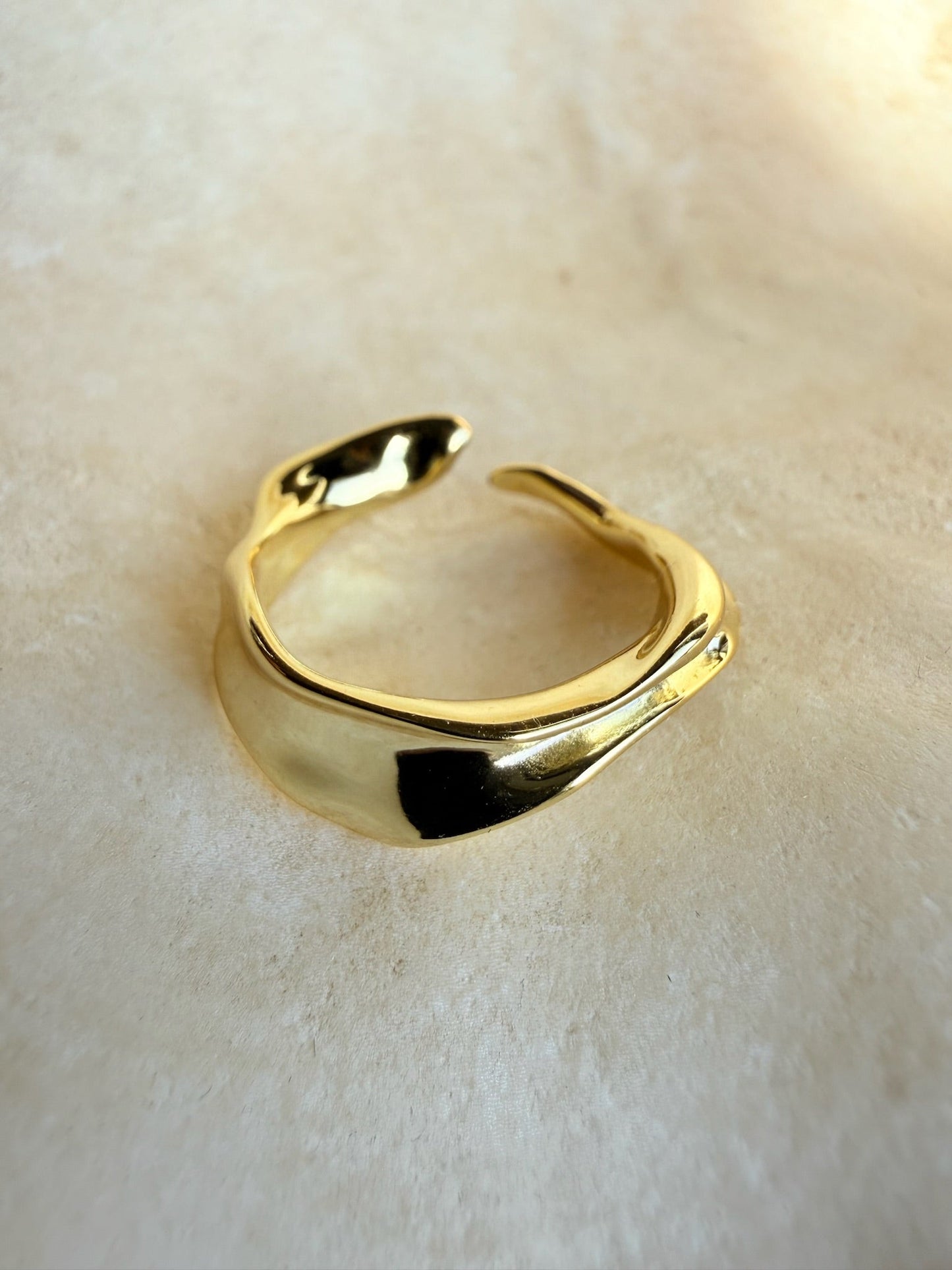 Andcopenhagen Jewelry - Ring - 18 karat guldbelagt 925 sterlingsølv - Vilja
