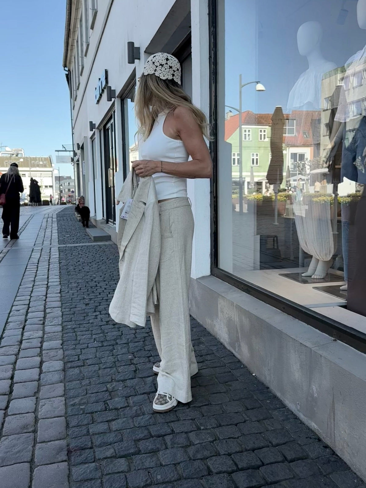 Anine Bing - Tanktop - Cream - Cole Tank