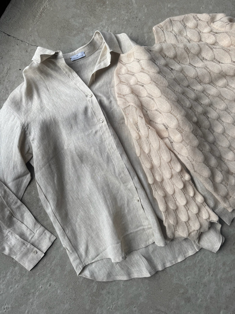 The Collection - Hør sæt - Beige - Lara