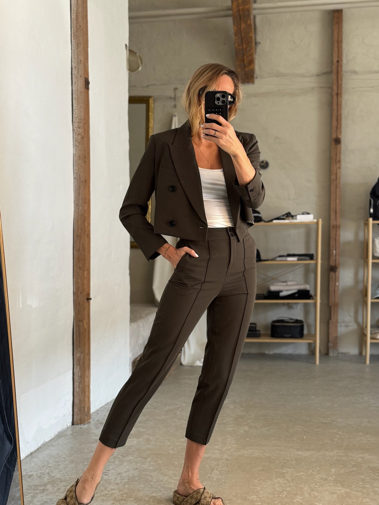 The Collection - Bukser - Khaki - Fia