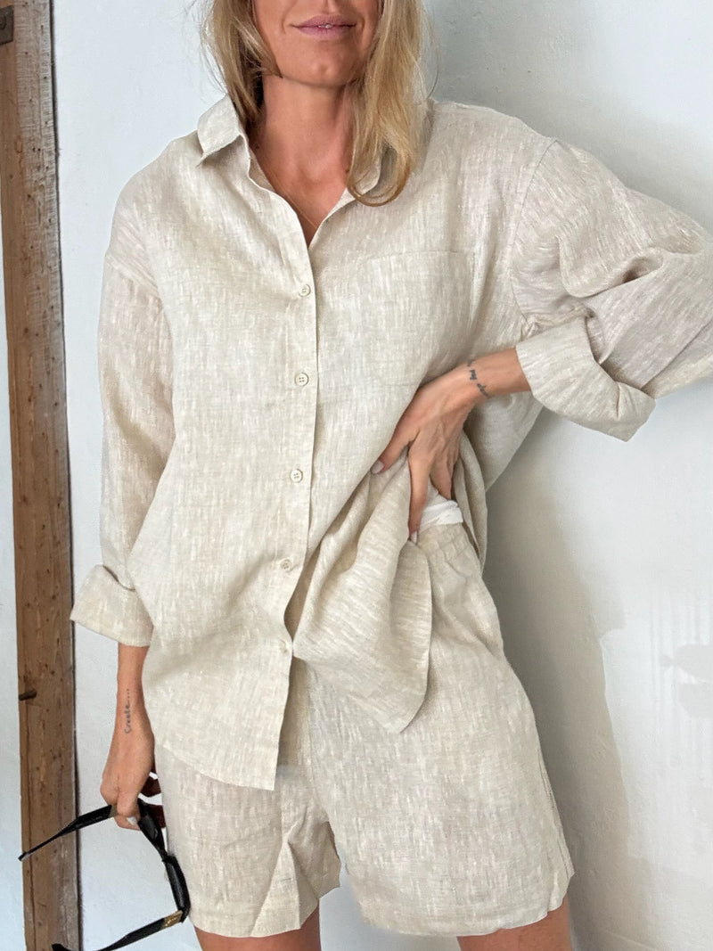 The Collection - Hør sæt - Beige - Lara