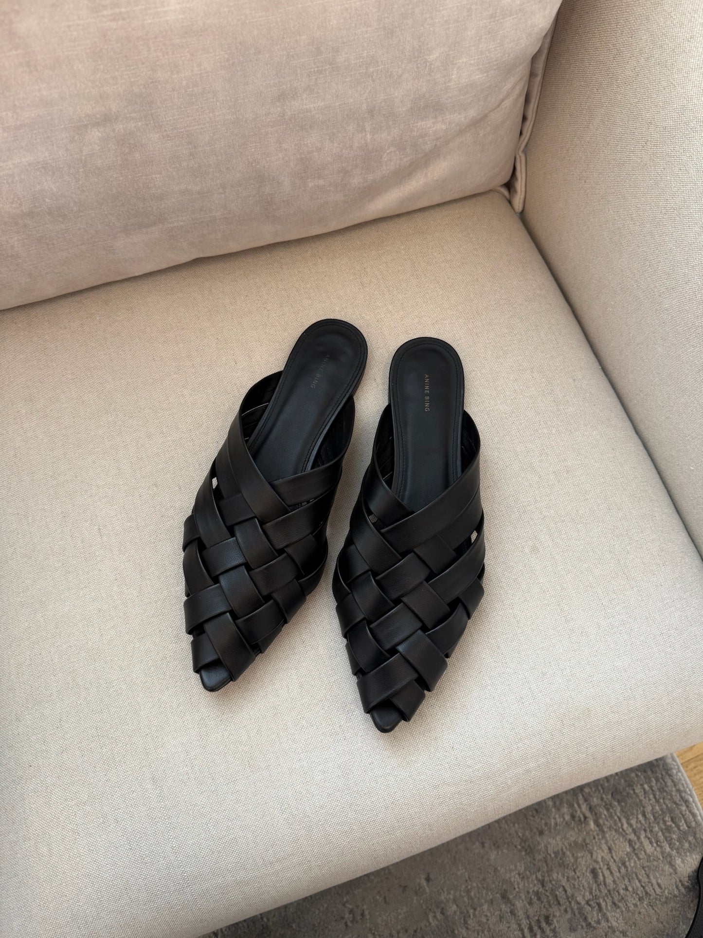 Anine Bing - Sandal - Black - Eve