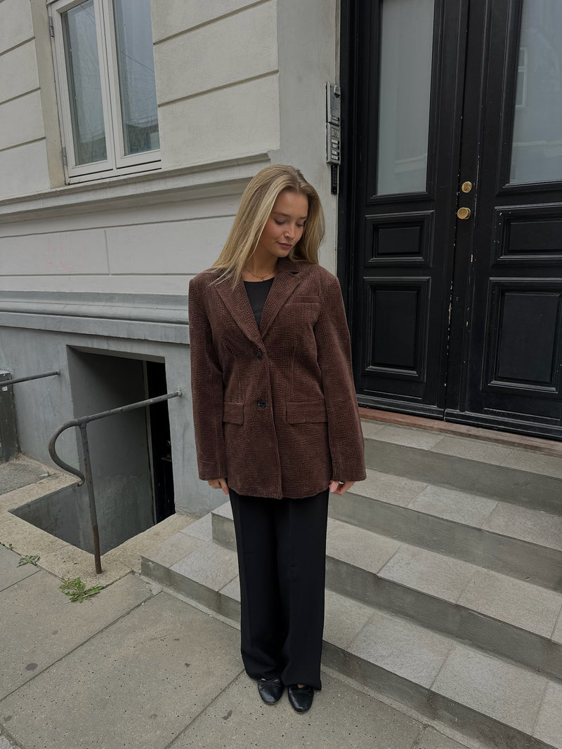 Ganni - Blazer - Chicory Coffee - Corduroy W0769