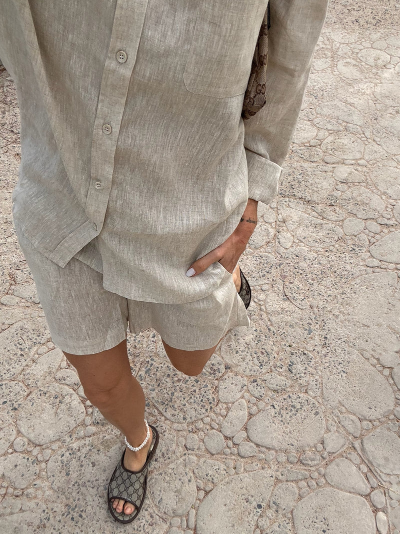 The Collection - Hør sæt - Beige - Lara