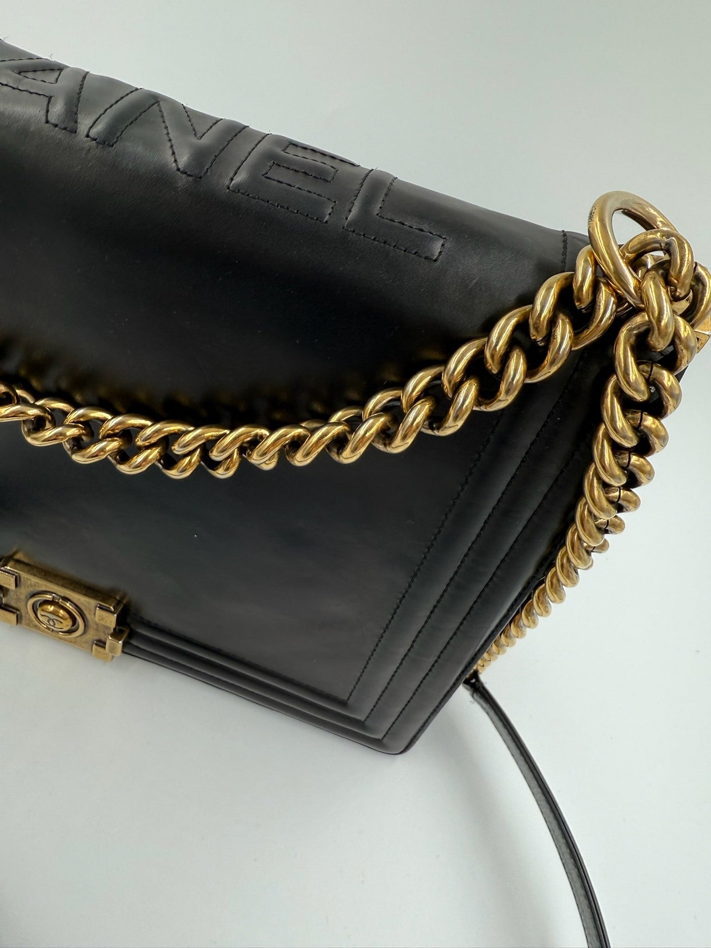 Chanel - Boy Glazed - Gold - Secondhand