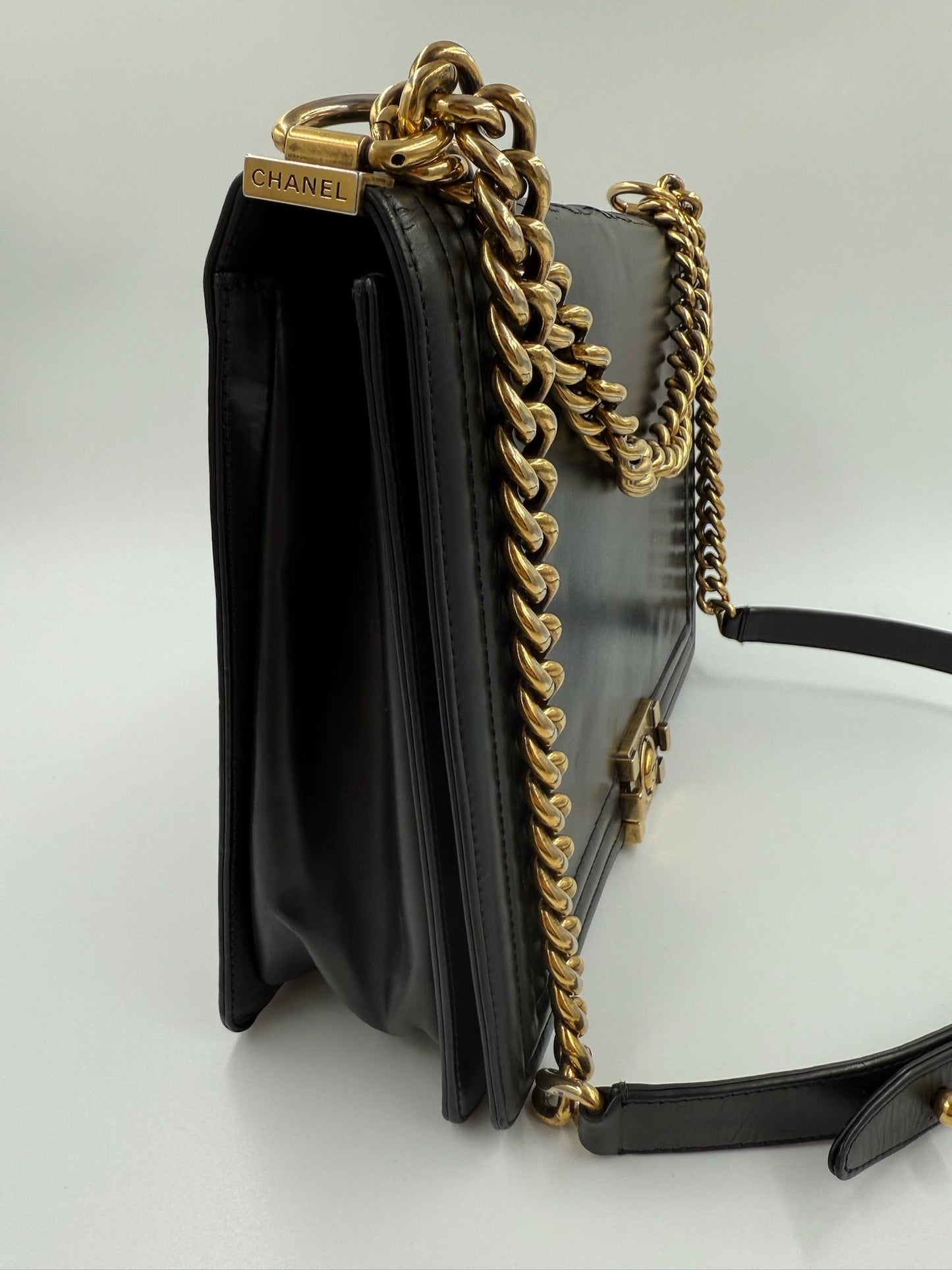 Chanel - Boy Glazed - Gold - Secondhand