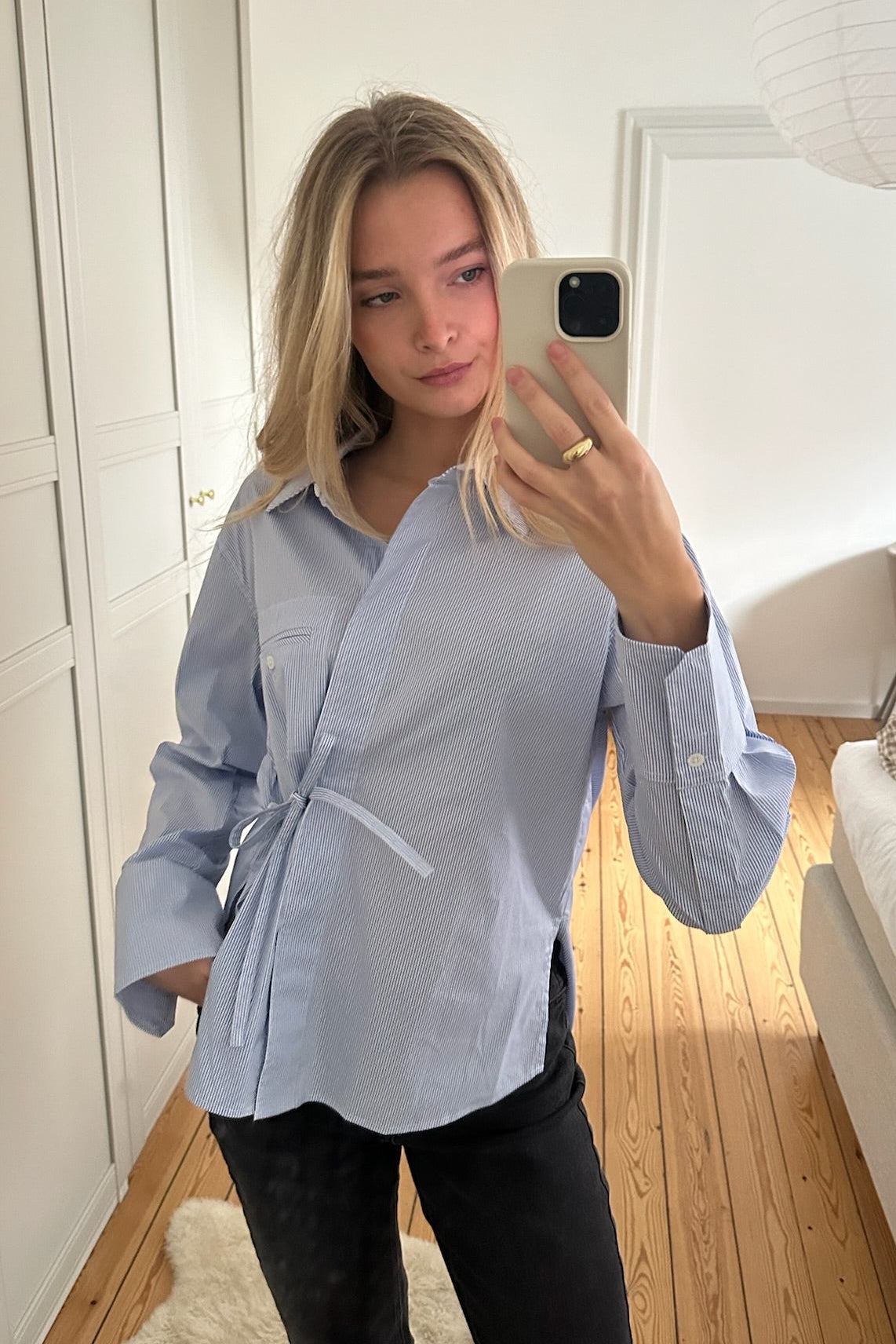 The Collection - Skjorte - Blue/White - Nova