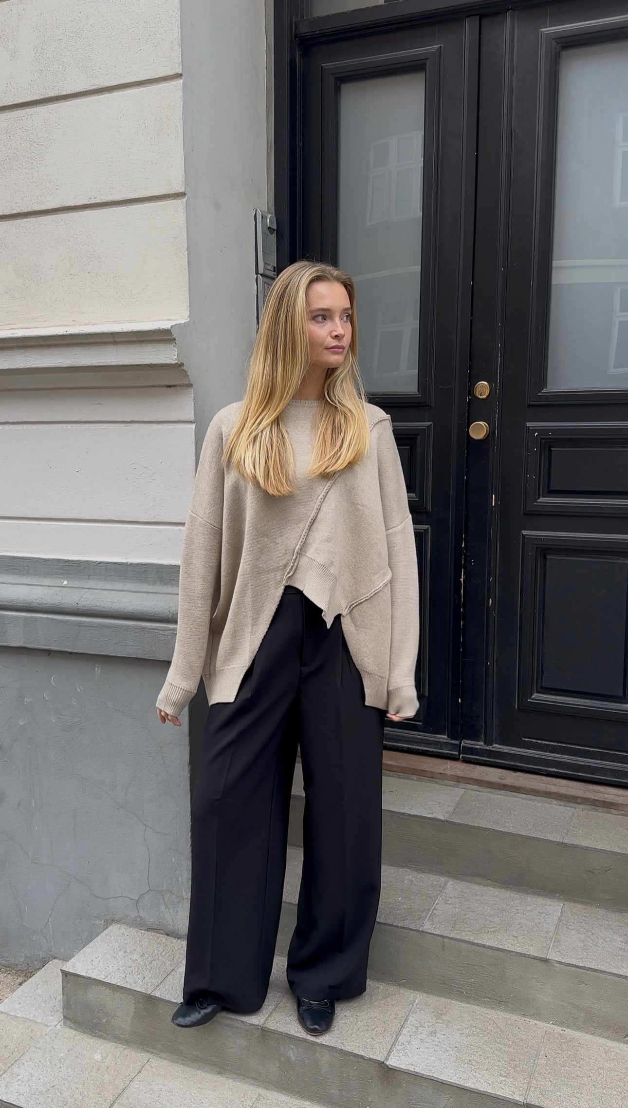 The Collection - Strik - Beige - Anika