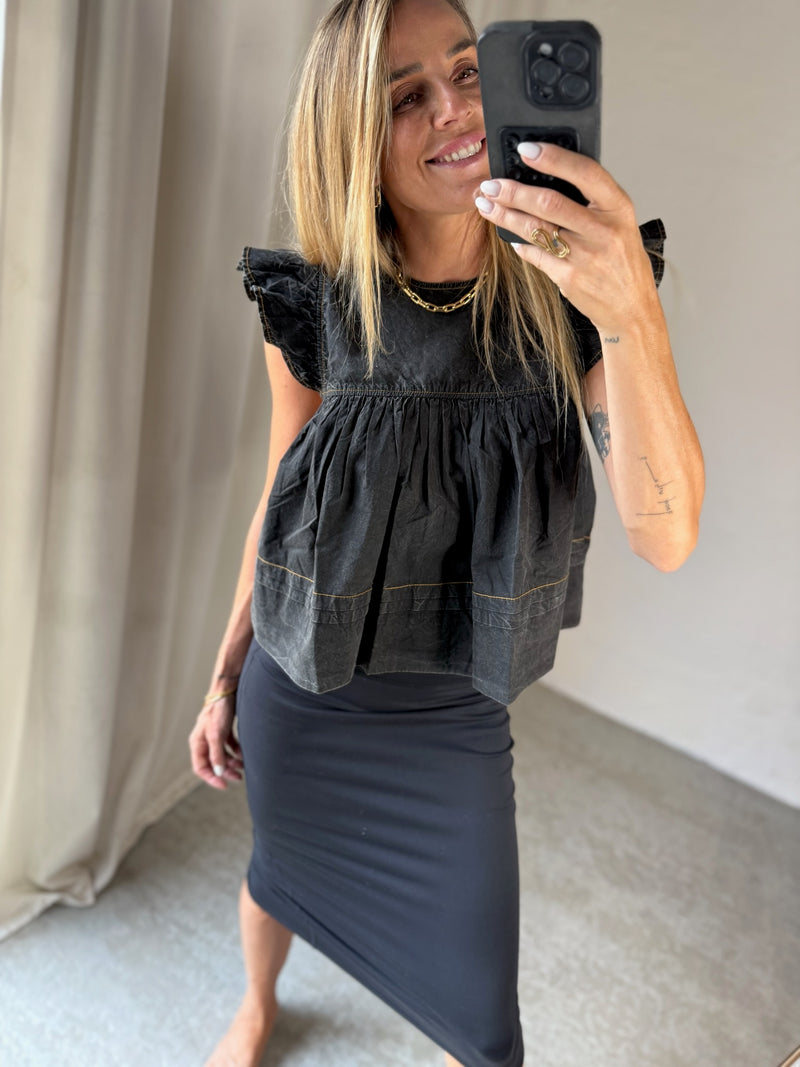 The Collection - Tube Nederdel - Black - Lulu