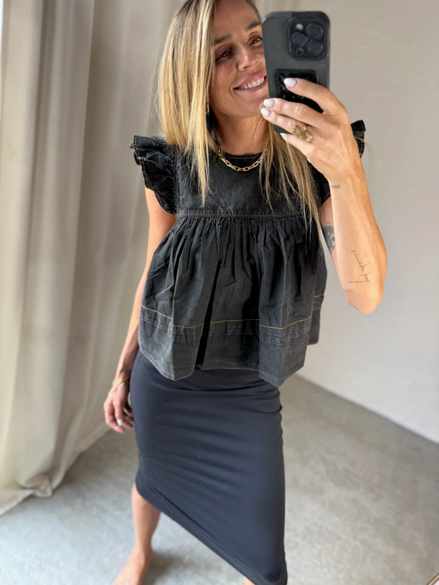 The Collection - Tube Nederdel - Black - Lulu