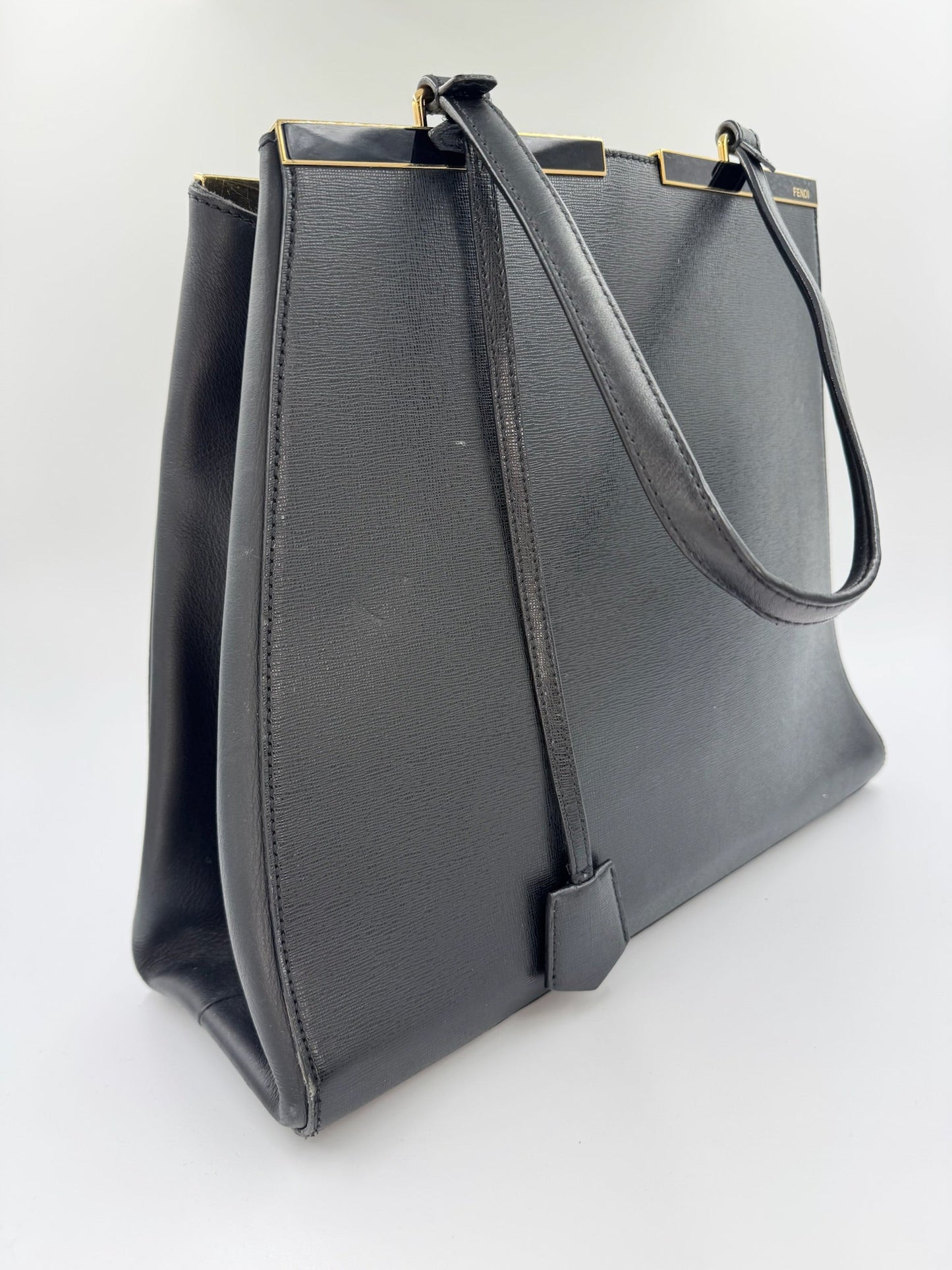 Fendi - Taske - Vitello elite - Balck - Secondhand