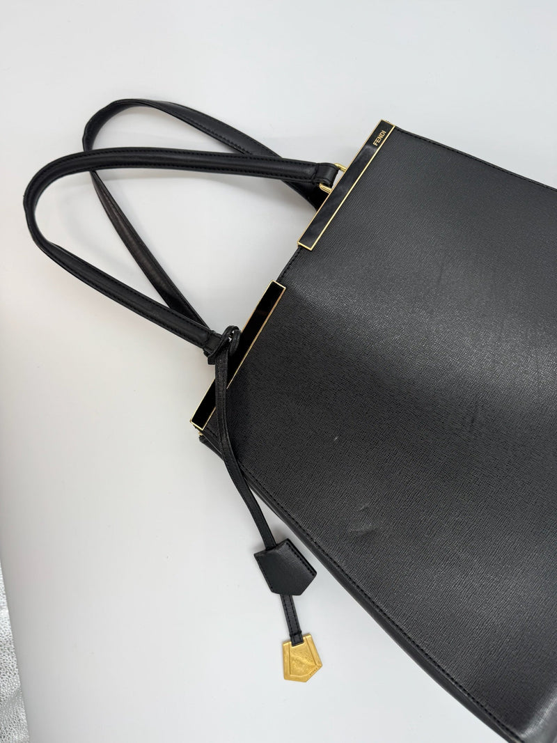 Fendi - Taske - Vitello elite - Balck - Secondhand