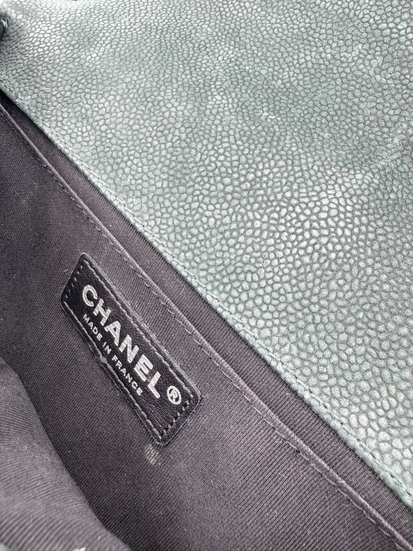 Chanel - Boy Crossbody/skuldertaske - Dark Green - Secondhand