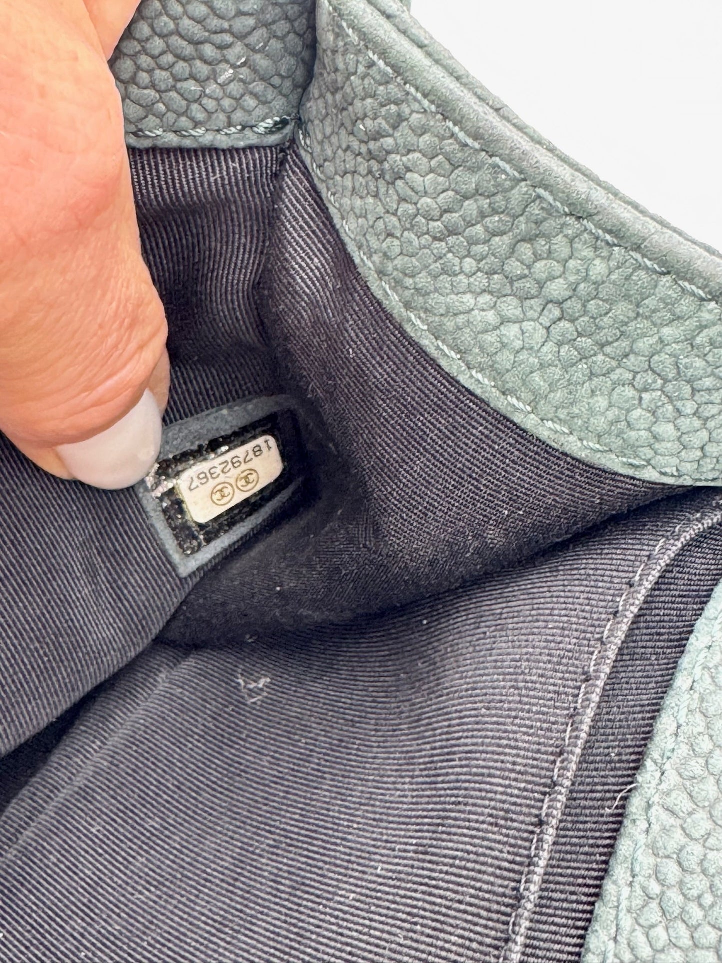 Chanel - Boy Crossbody/skuldertaske - Dark Green - Secondhand