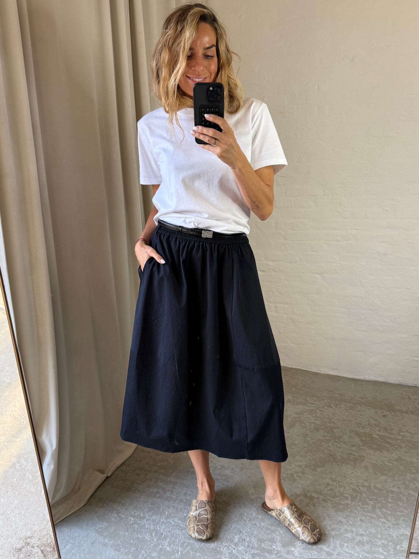 The Collection - Nederdel - Black - Mina