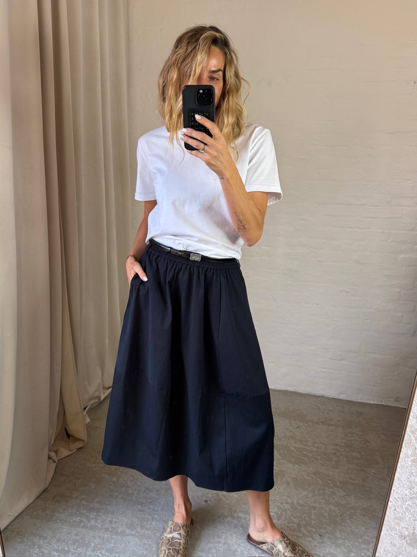 The Collection - Nederdel - Black - Mina