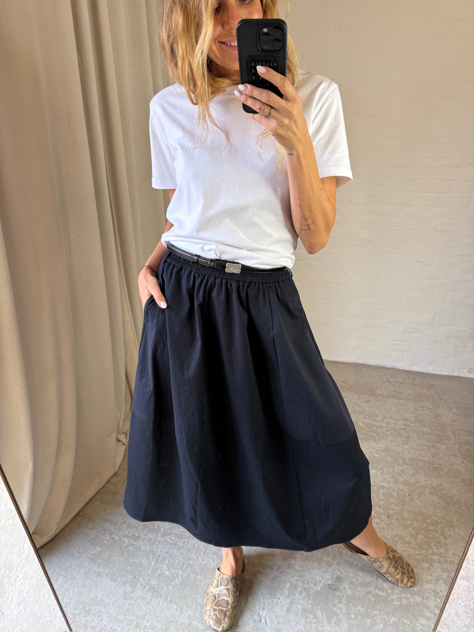 The Collection - Nederdel - Black - Mina