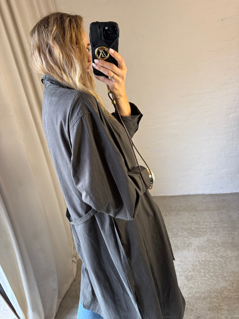 The Collection - Trenchcoat - Dark Grey - Leika