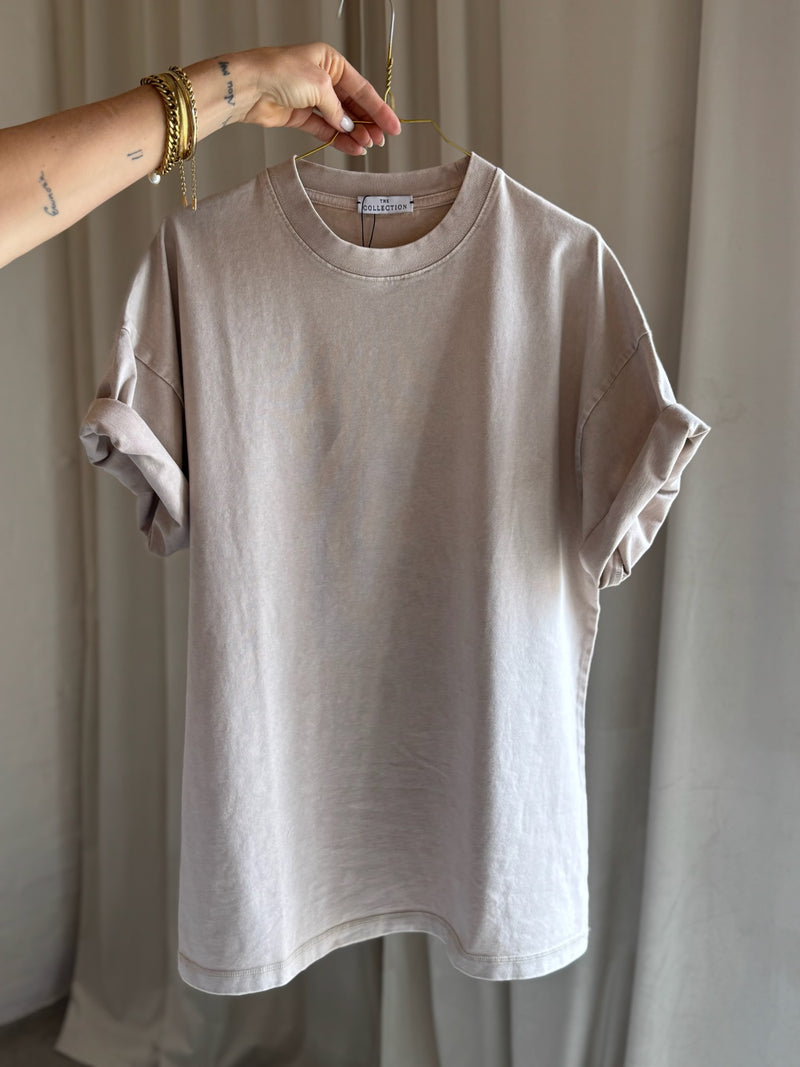 The Collection - T-shirt oversized - Sand - Lea
