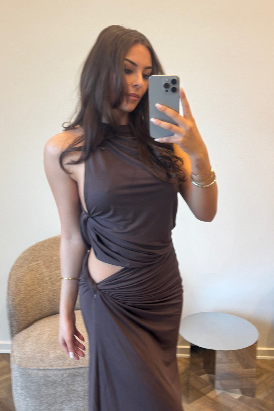 The Collection - Top - Brown - Sofia