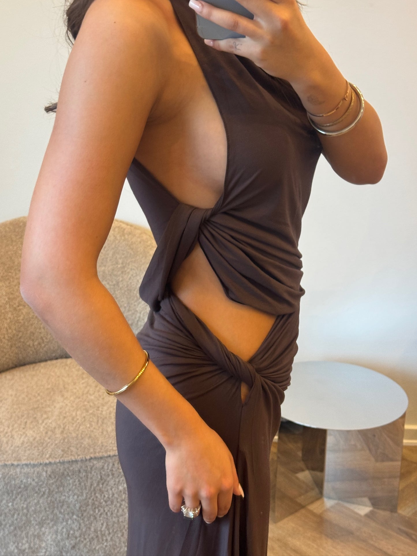 The Collection - Top - Brown - Sofia