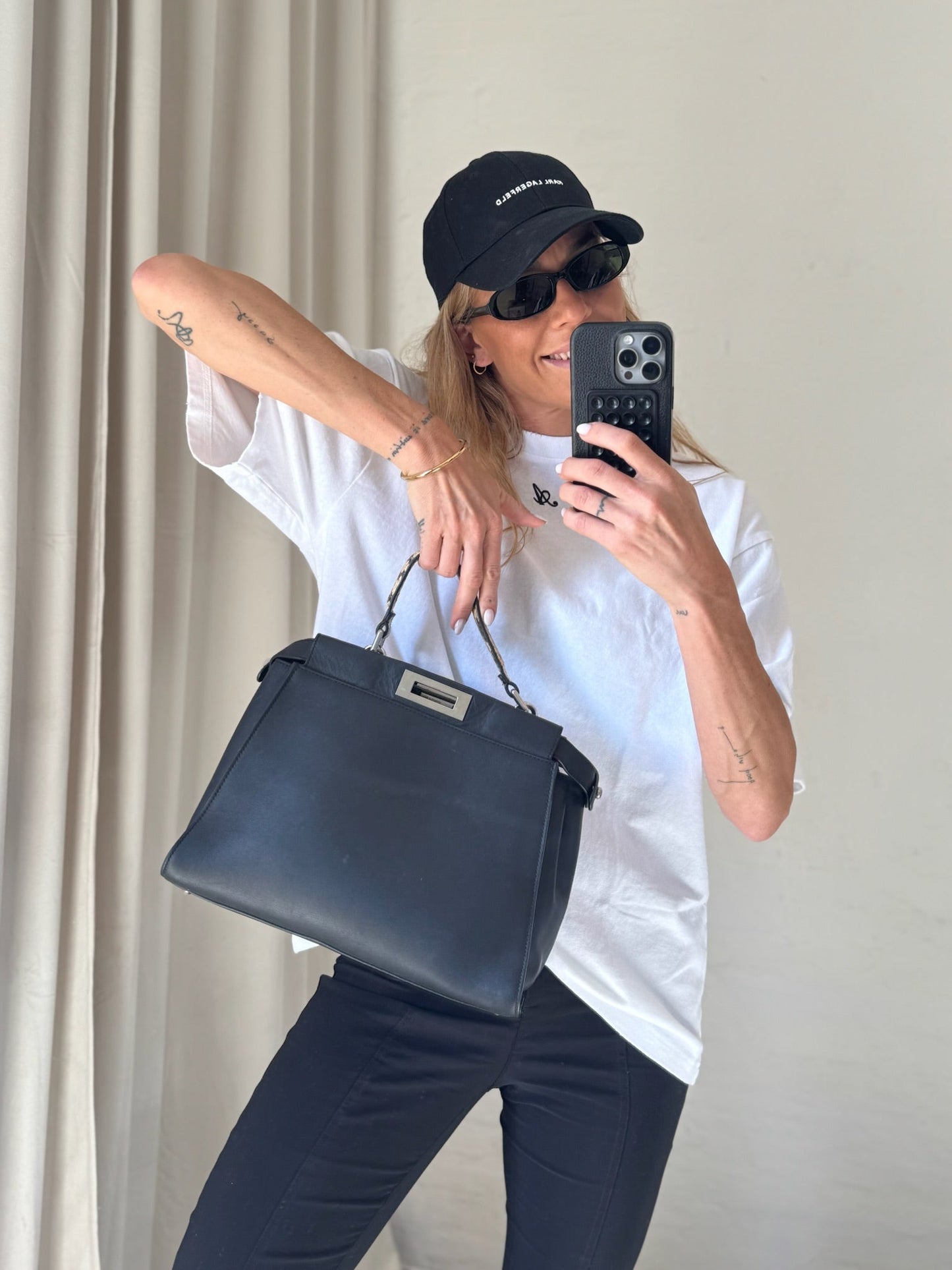 Fendi - Peekaboo - Crossbody/håndtaske - Secondhand