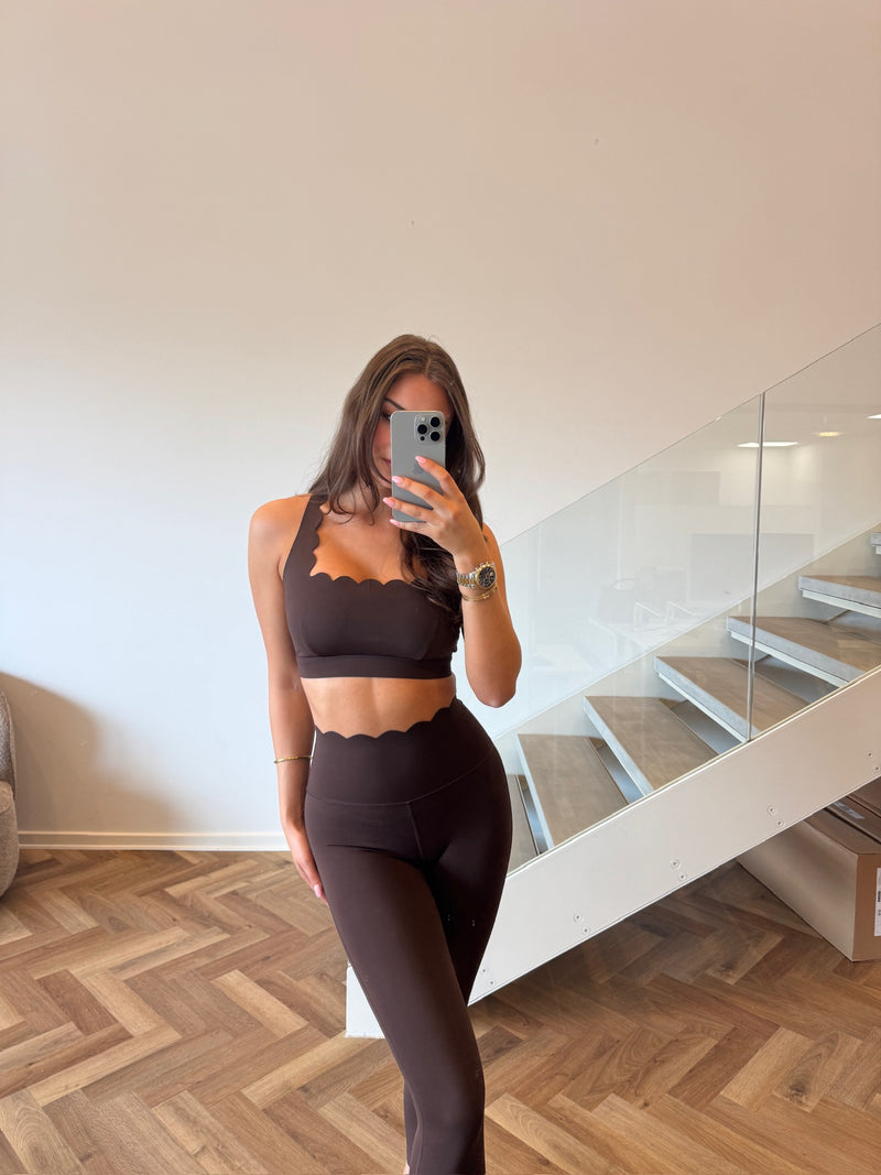 The Collection - Fitness sæt - Brown - Sara