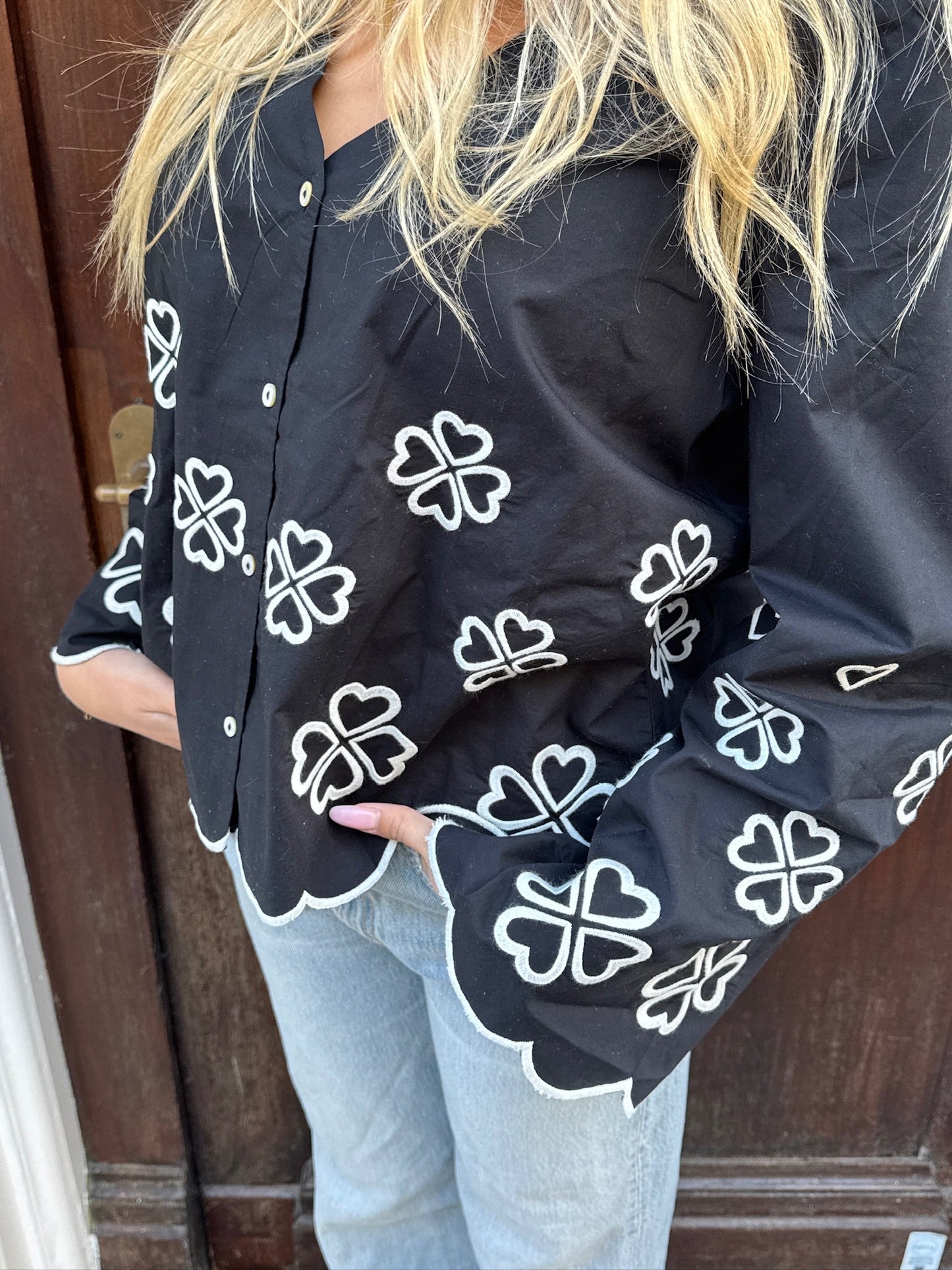 Sissel Edelbo - Skjorte - Black - Jaden sss - Stilkompagniet.dk