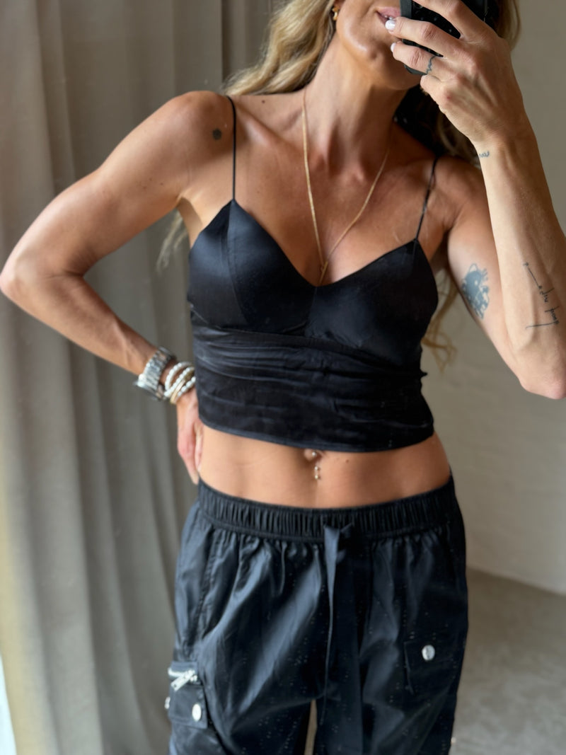 The Collection - Bh - 100% Mulberry silk - Black - Luca