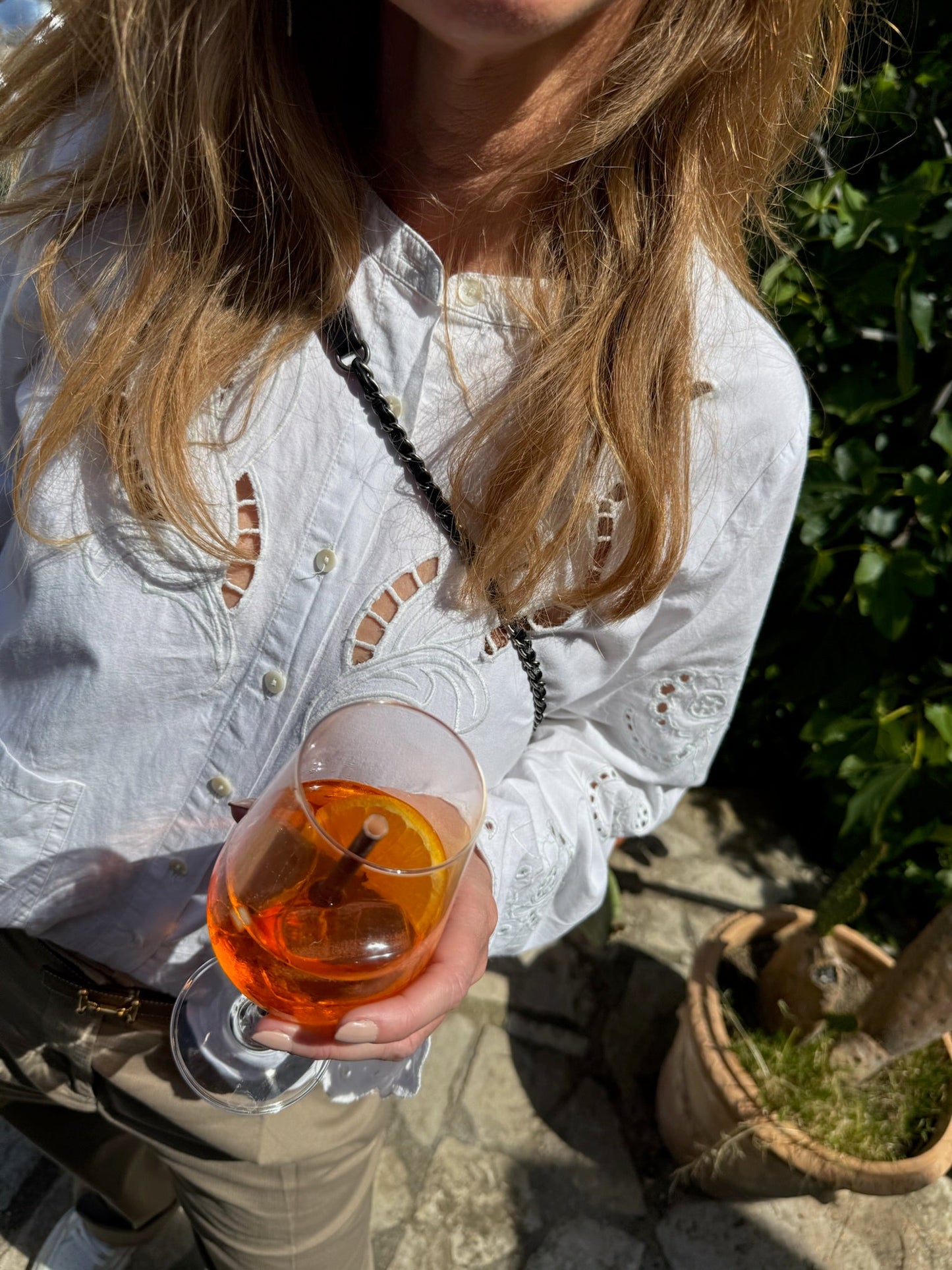 Sissel Edelbo - Skjorte - Hvis broderi anglaise - Cecilie