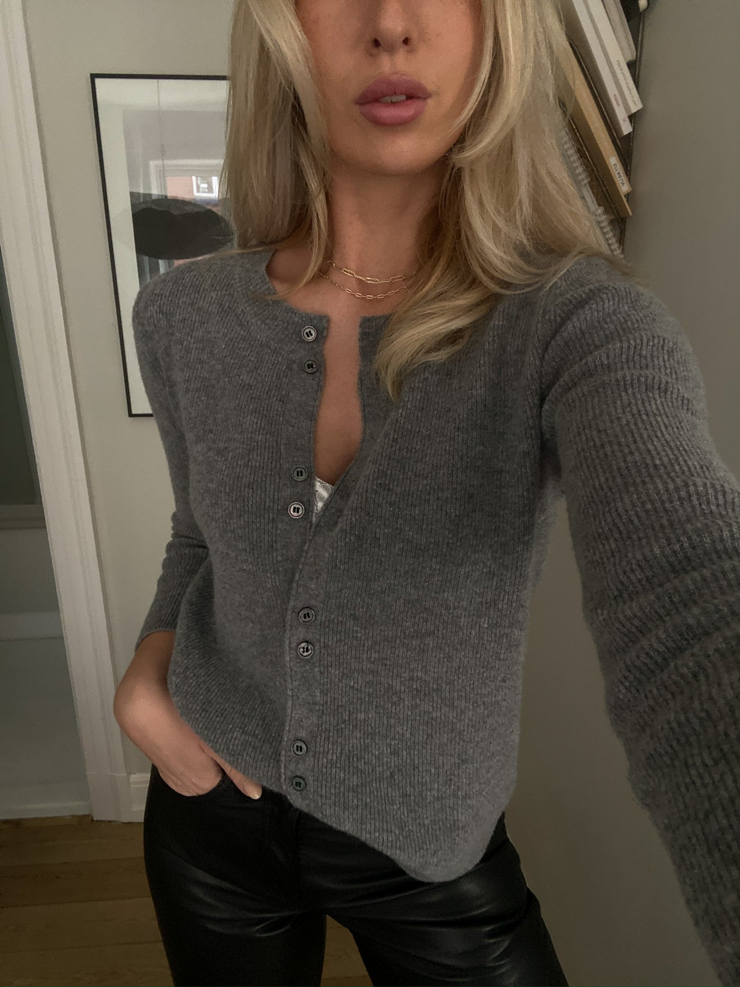 The Collection - Cardigan - Dark Grey - Eloise