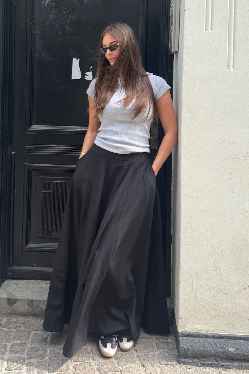 The Collection - Maxi Nederdel - Black - Aura