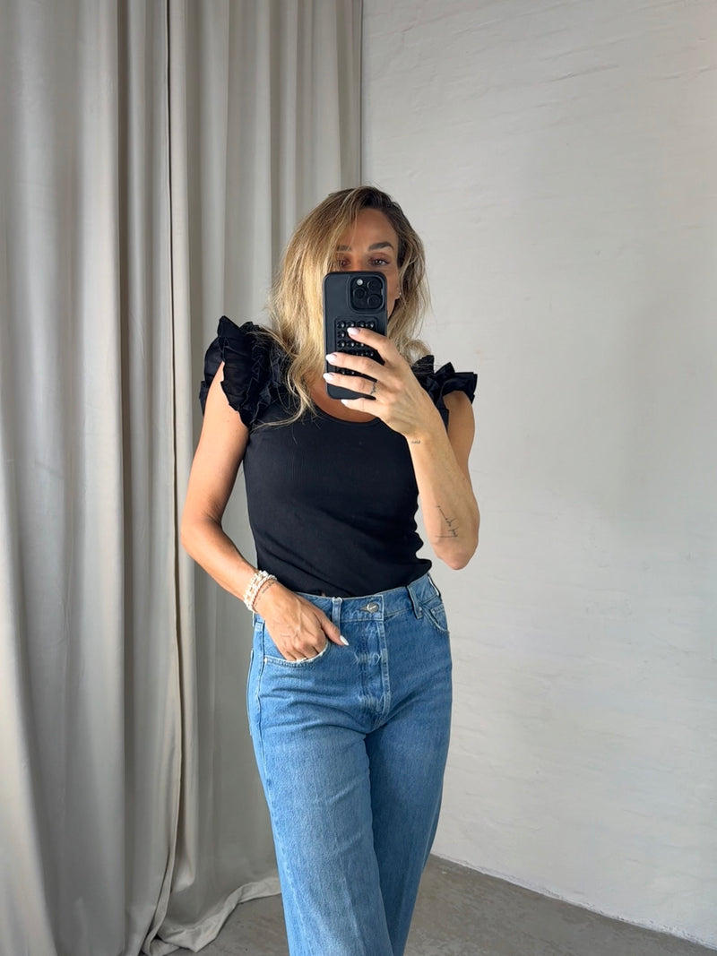 The Collection - Top - Black - Sara