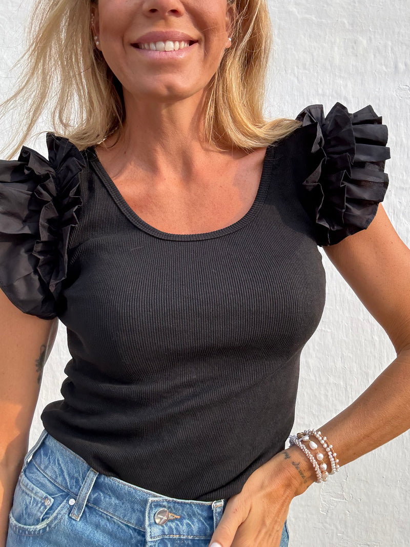 The Collection - Top - Black - Sara