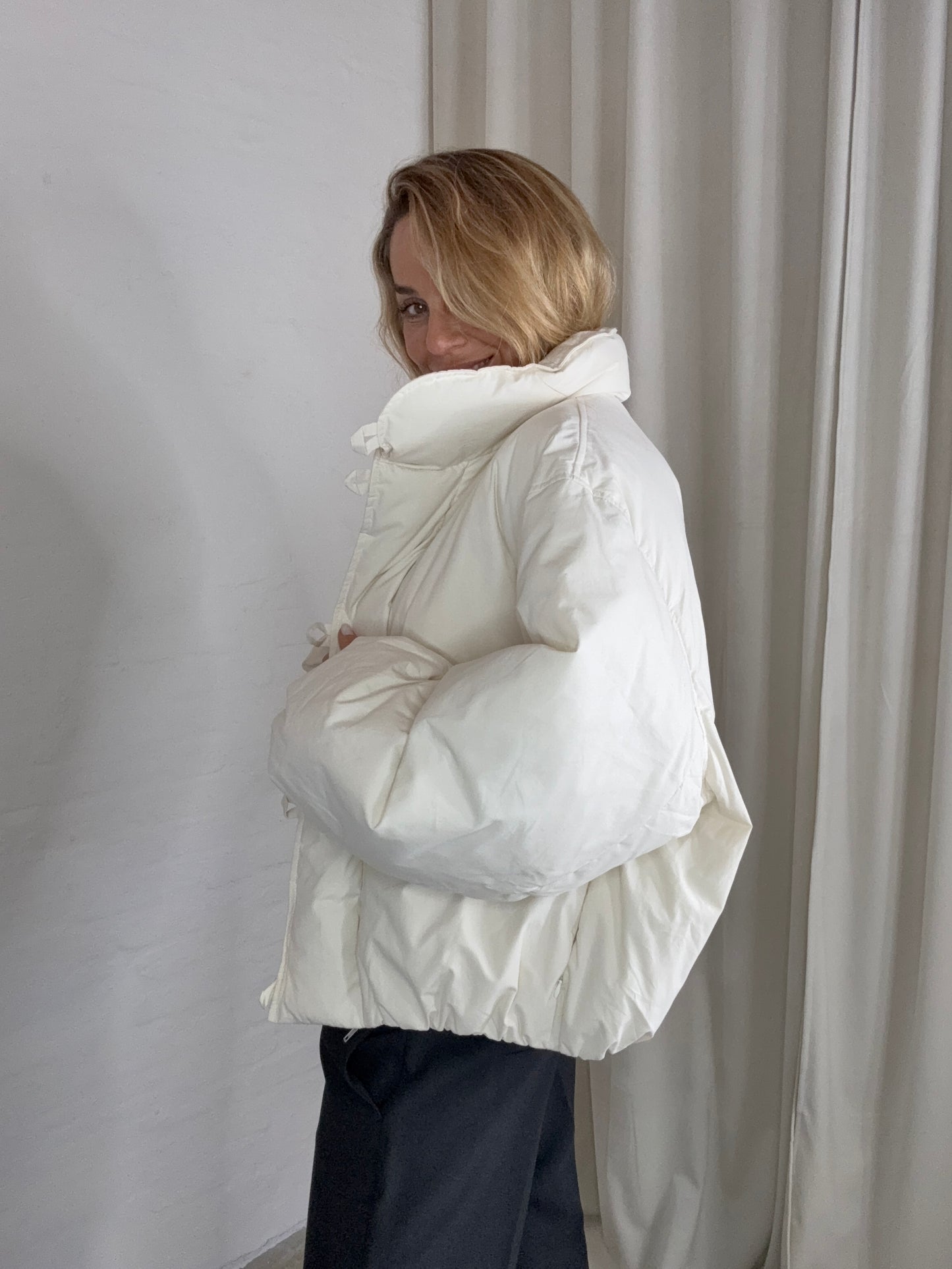 The Collection - Puffer Jakke - Off White - Gia