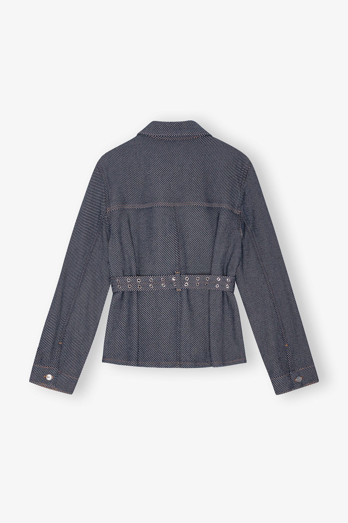Ganni - Denim jakke - Rinse dark blue - Twill