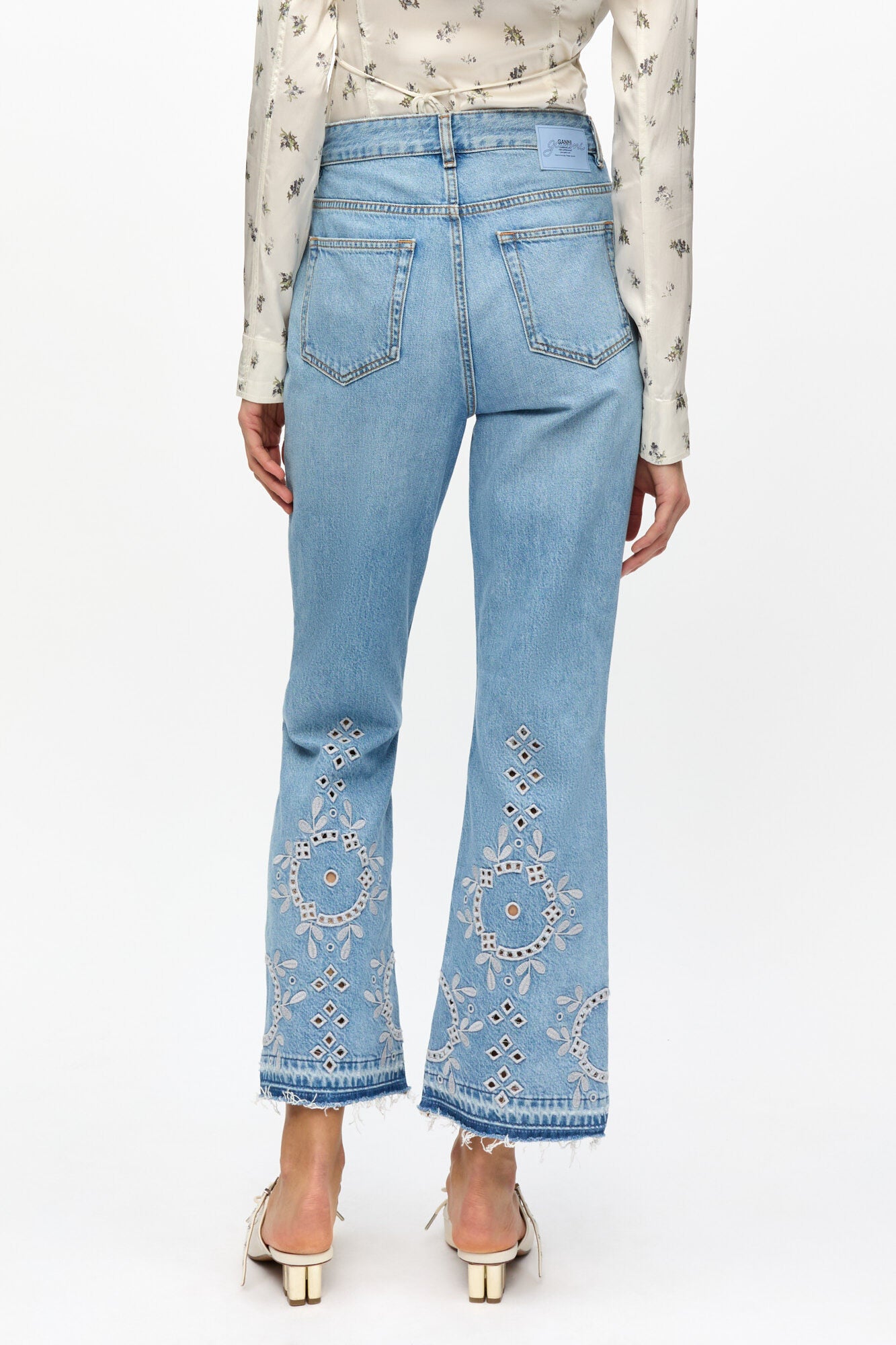 Ganni - Jeans - Denim broderi anglaise - Betzy